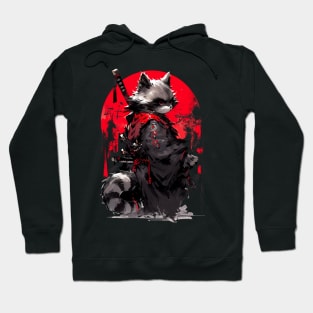 Raccoon warrior of the sun Hoodie